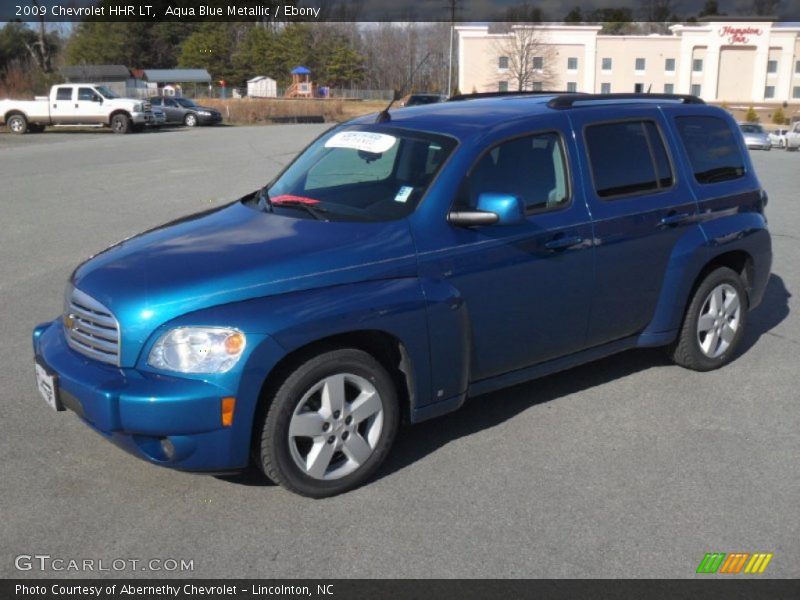 Aqua Blue Metallic / Ebony 2009 Chevrolet HHR LT