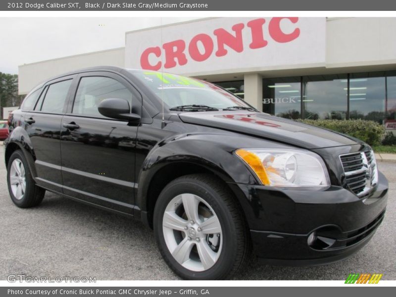 Black / Dark Slate Gray/Medium Graystone 2012 Dodge Caliber SXT