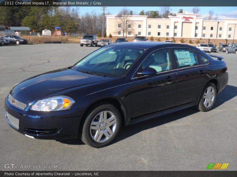 Imperial Blue Metallic / Gray 2012 Chevrolet Impala LT