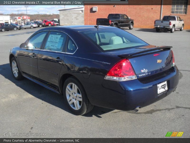 Imperial Blue Metallic / Gray 2012 Chevrolet Impala LT