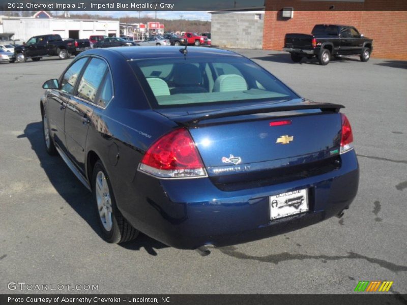 Imperial Blue Metallic / Gray 2012 Chevrolet Impala LT
