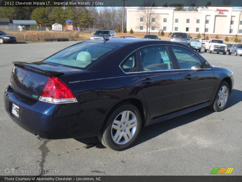 Imperial Blue Metallic / Gray 2012 Chevrolet Impala LT