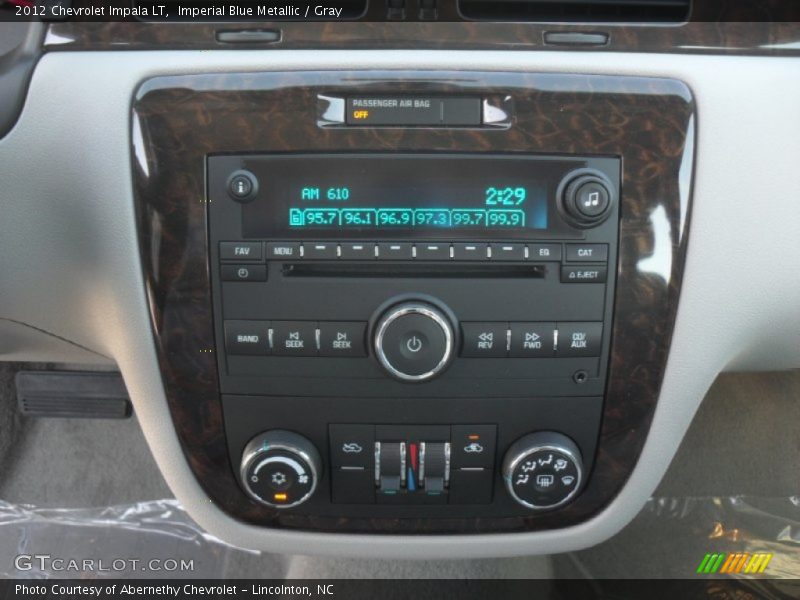 Imperial Blue Metallic / Gray 2012 Chevrolet Impala LT