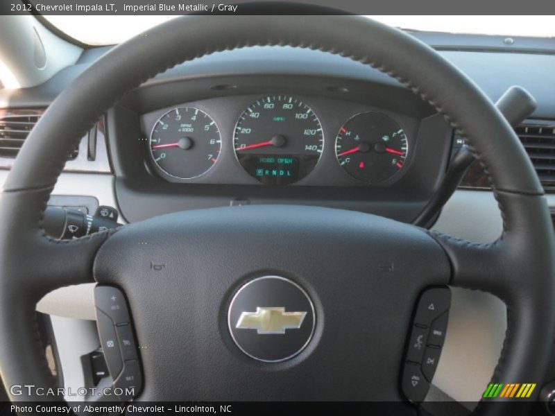 Imperial Blue Metallic / Gray 2012 Chevrolet Impala LT