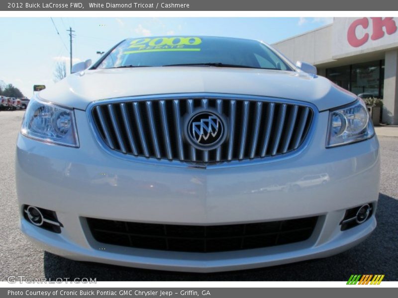 White Diamond Tricoat / Cashmere 2012 Buick LaCrosse FWD