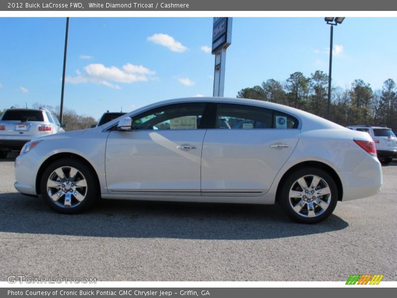 White Diamond Tricoat / Cashmere 2012 Buick LaCrosse FWD