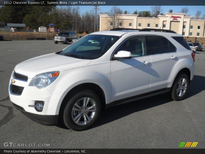 Summit White / Light Titanium/Jet Black 2012 Chevrolet Equinox LT