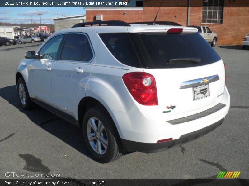 Summit White / Light Titanium/Jet Black 2012 Chevrolet Equinox LT