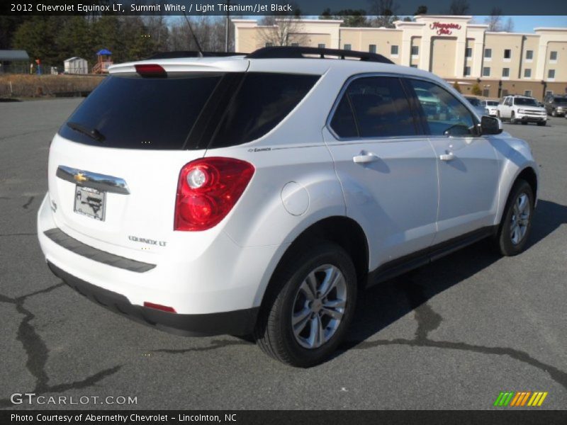Summit White / Light Titanium/Jet Black 2012 Chevrolet Equinox LT
