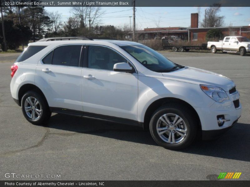 Summit White / Light Titanium/Jet Black 2012 Chevrolet Equinox LT