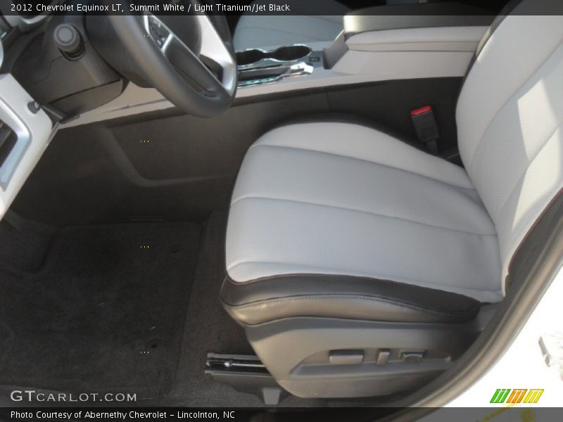 Summit White / Light Titanium/Jet Black 2012 Chevrolet Equinox LT