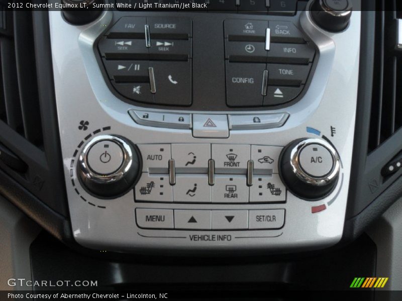 Summit White / Light Titanium/Jet Black 2012 Chevrolet Equinox LT