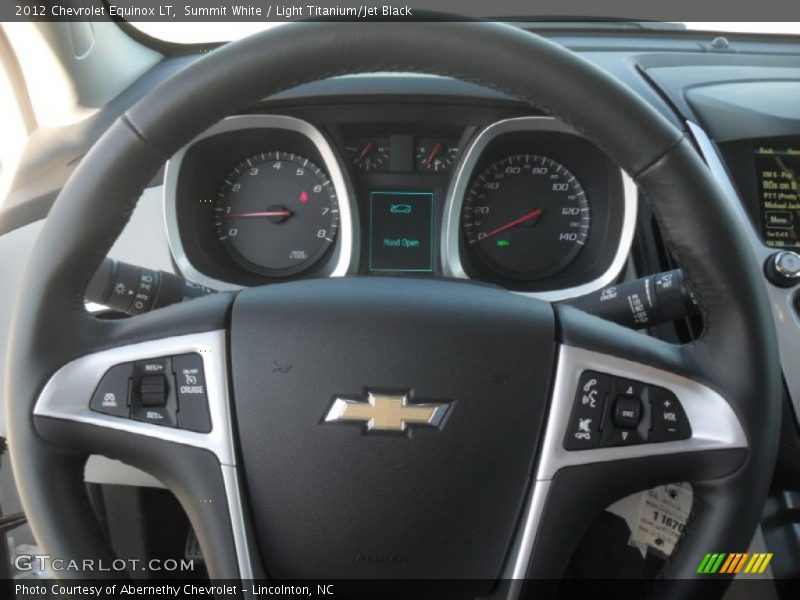 Summit White / Light Titanium/Jet Black 2012 Chevrolet Equinox LT