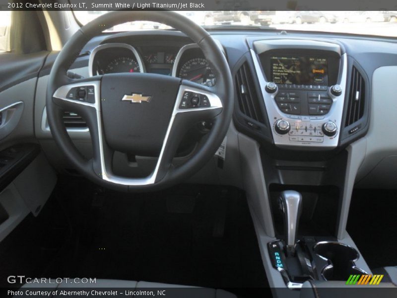 Summit White / Light Titanium/Jet Black 2012 Chevrolet Equinox LT