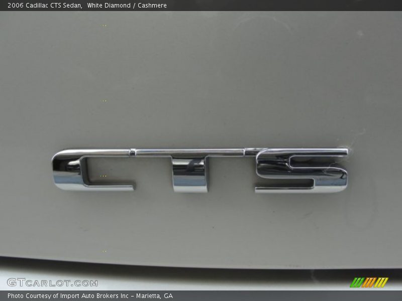 White Diamond / Cashmere 2006 Cadillac CTS Sedan