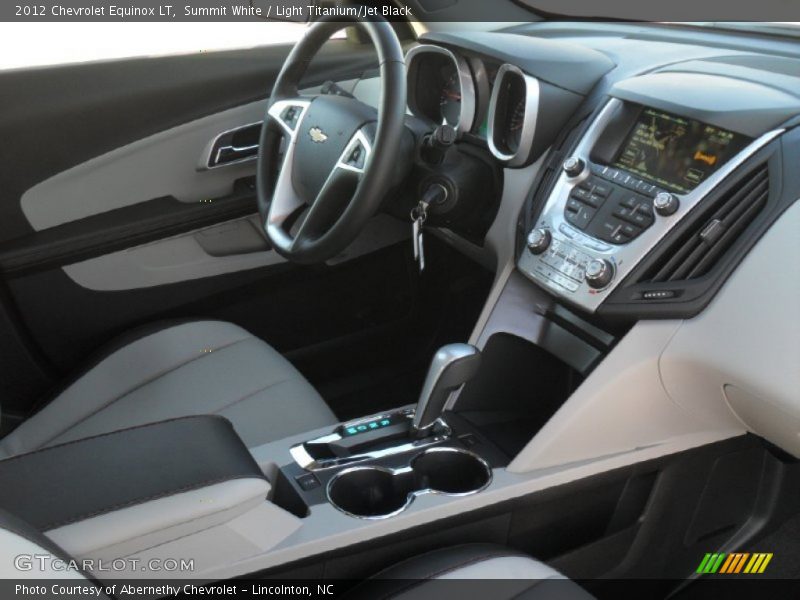 Summit White / Light Titanium/Jet Black 2012 Chevrolet Equinox LT