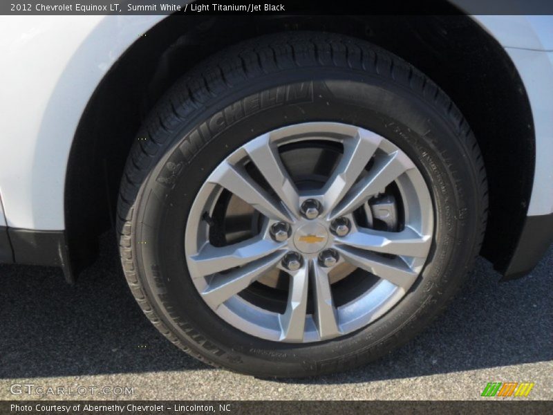 Summit White / Light Titanium/Jet Black 2012 Chevrolet Equinox LT