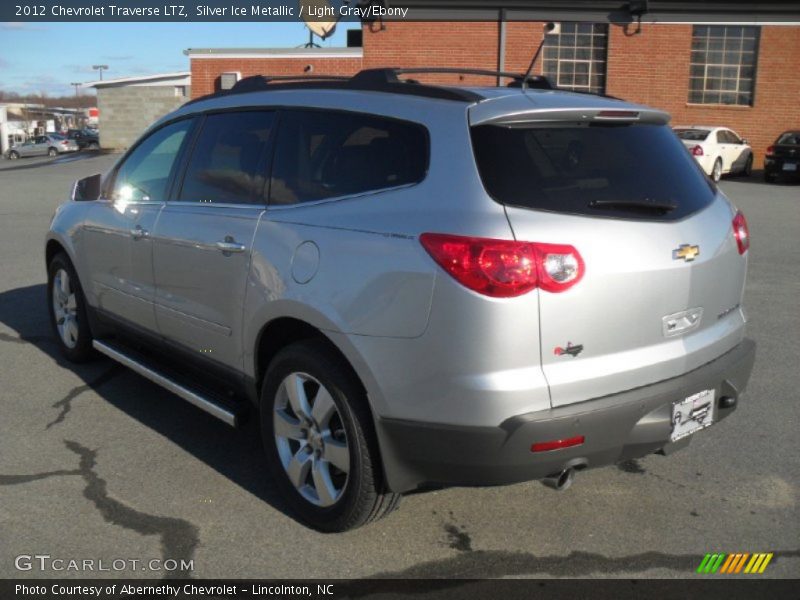 Silver Ice Metallic / Light Gray/Ebony 2012 Chevrolet Traverse LTZ