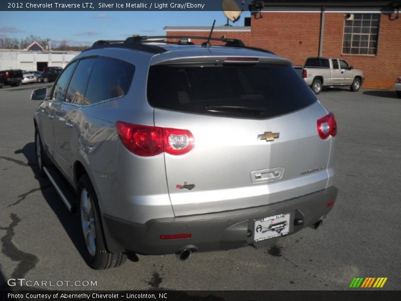 Silver Ice Metallic / Light Gray/Ebony 2012 Chevrolet Traverse LTZ