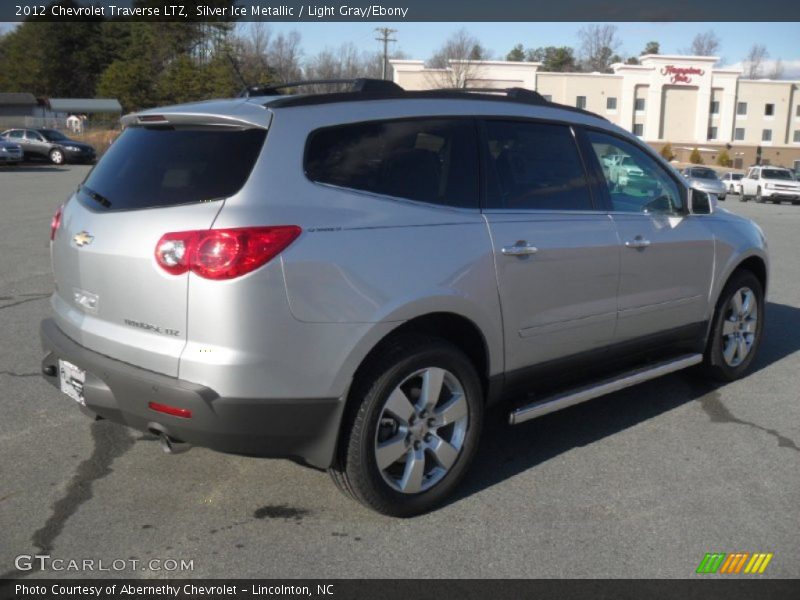 Silver Ice Metallic / Light Gray/Ebony 2012 Chevrolet Traverse LTZ