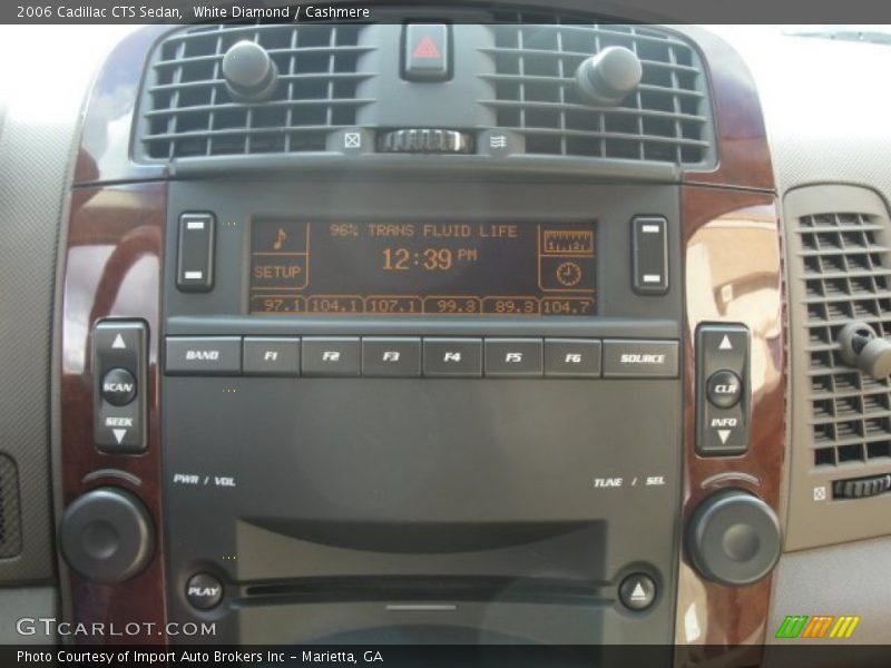 White Diamond / Cashmere 2006 Cadillac CTS Sedan
