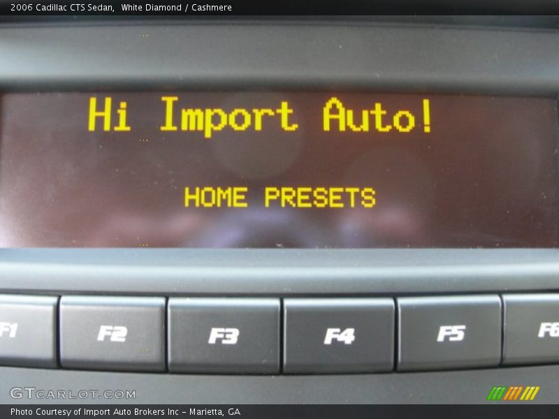 White Diamond / Cashmere 2006 Cadillac CTS Sedan