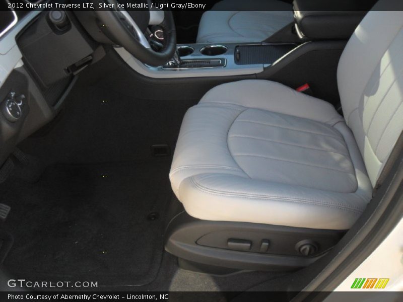 Silver Ice Metallic / Light Gray/Ebony 2012 Chevrolet Traverse LTZ