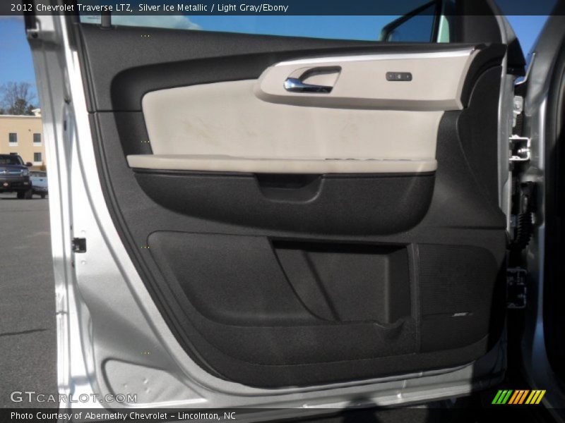 Silver Ice Metallic / Light Gray/Ebony 2012 Chevrolet Traverse LTZ