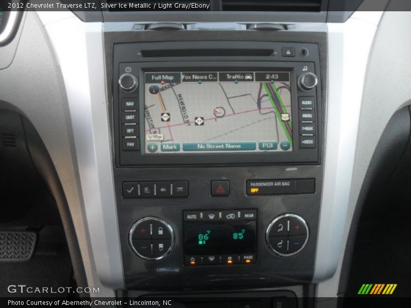 Navigation of 2012 Traverse LTZ