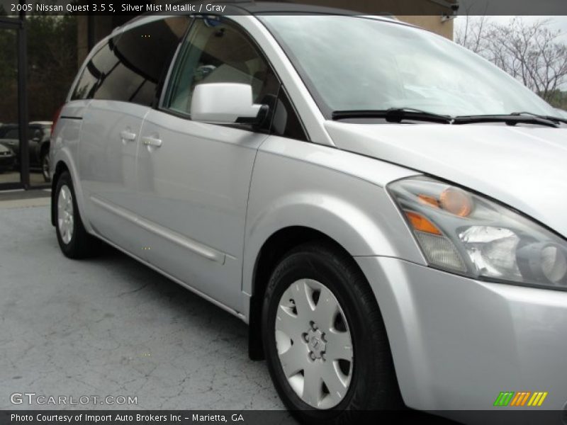 Silver Mist Metallic / Gray 2005 Nissan Quest 3.5 S