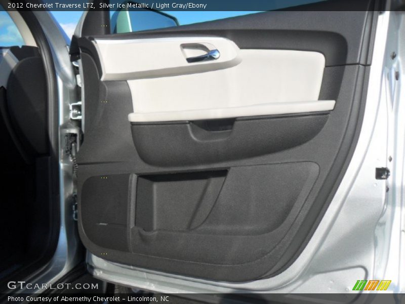 Silver Ice Metallic / Light Gray/Ebony 2012 Chevrolet Traverse LTZ