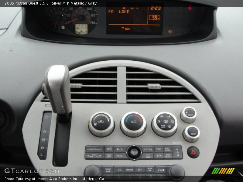 Silver Mist Metallic / Gray 2005 Nissan Quest 3.5 S