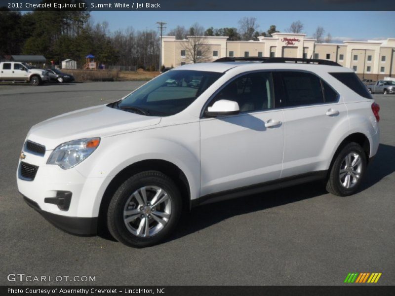 Summit White / Jet Black 2012 Chevrolet Equinox LT