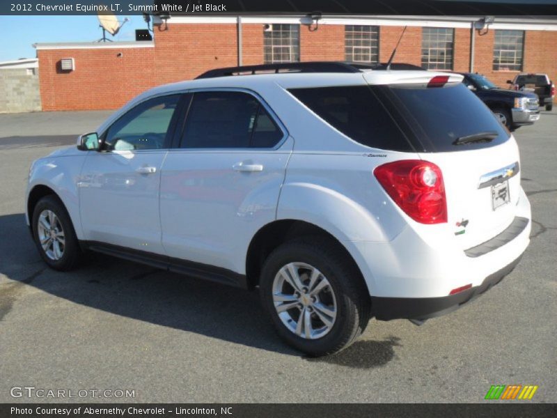 Summit White / Jet Black 2012 Chevrolet Equinox LT