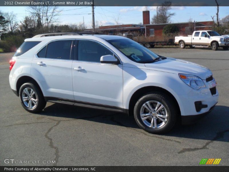 Summit White / Jet Black 2012 Chevrolet Equinox LT