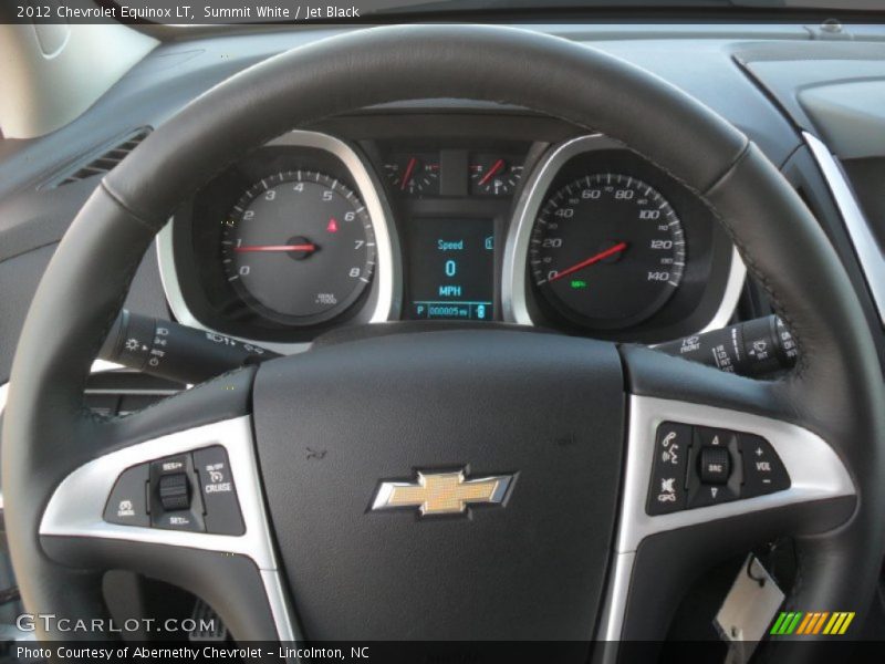 Summit White / Jet Black 2012 Chevrolet Equinox LT