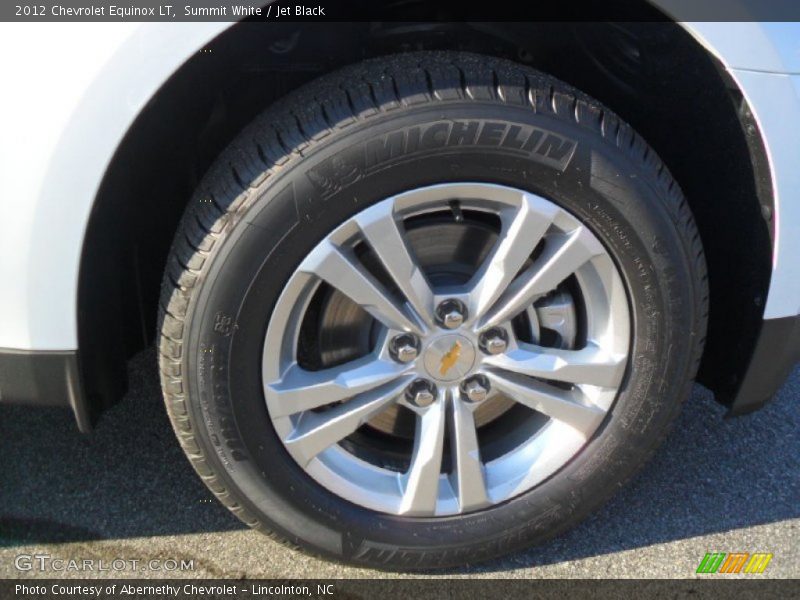 Summit White / Jet Black 2012 Chevrolet Equinox LT