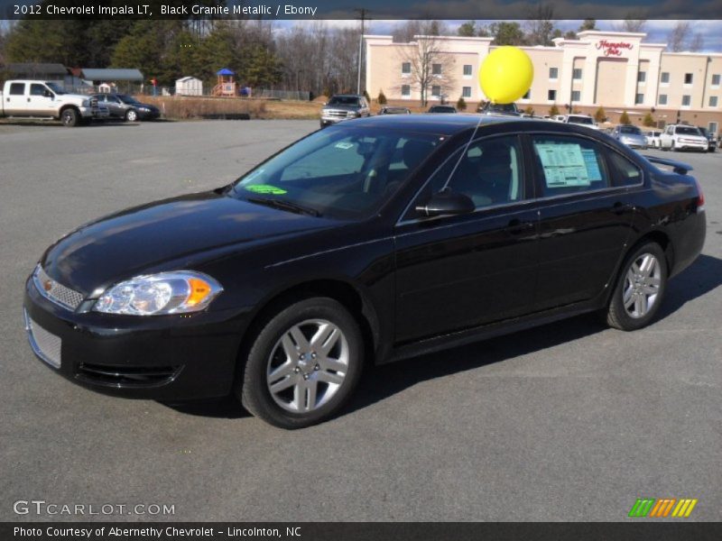Black Granite Metallic / Ebony 2012 Chevrolet Impala LT