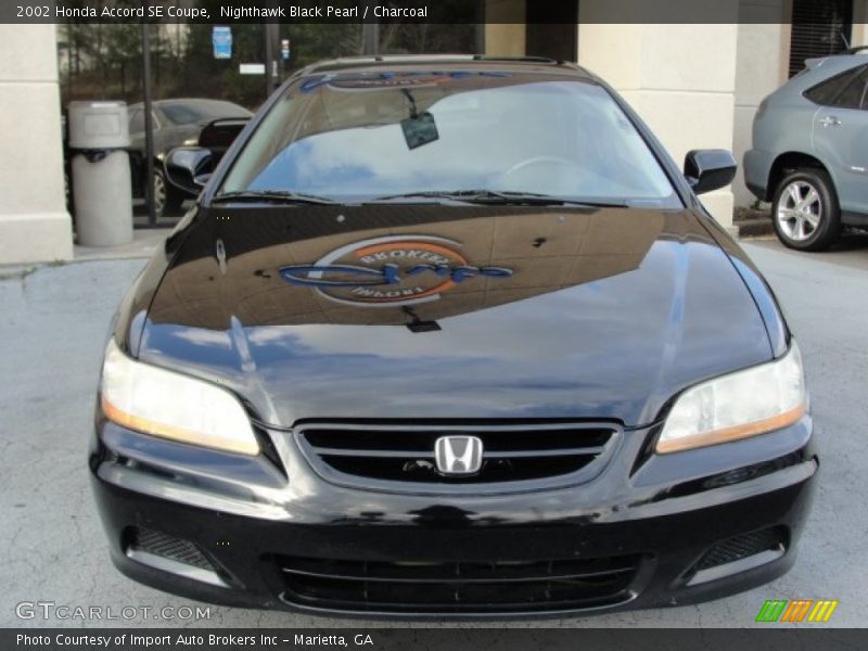 Nighthawk Black Pearl / Charcoal 2002 Honda Accord SE Coupe