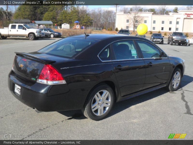 Black Granite Metallic / Ebony 2012 Chevrolet Impala LT