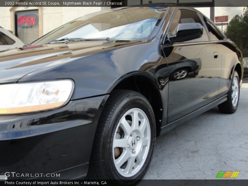 Nighthawk Black Pearl / Charcoal 2002 Honda Accord SE Coupe