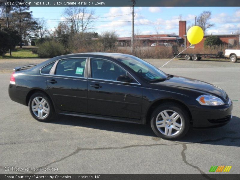 Black Granite Metallic / Ebony 2012 Chevrolet Impala LT