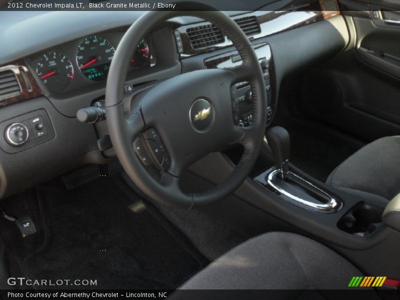 Black Granite Metallic / Ebony 2012 Chevrolet Impala LT