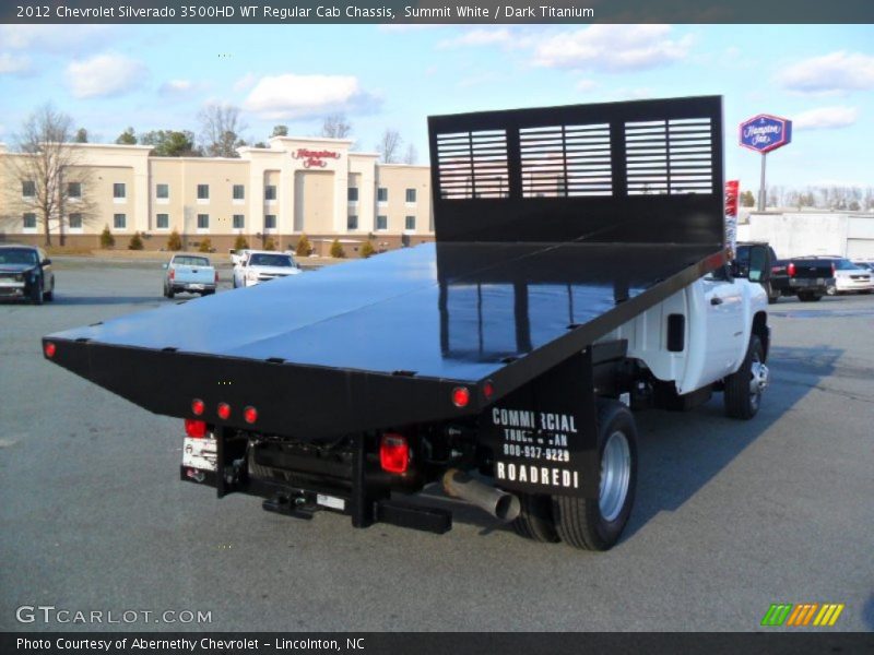 Summit White / Dark Titanium 2012 Chevrolet Silverado 3500HD WT Regular Cab Chassis