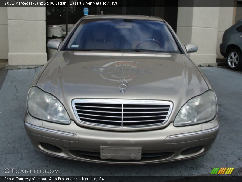 Desert Silver Metallic / Java 2001 Mercedes-Benz S 500 Sedan