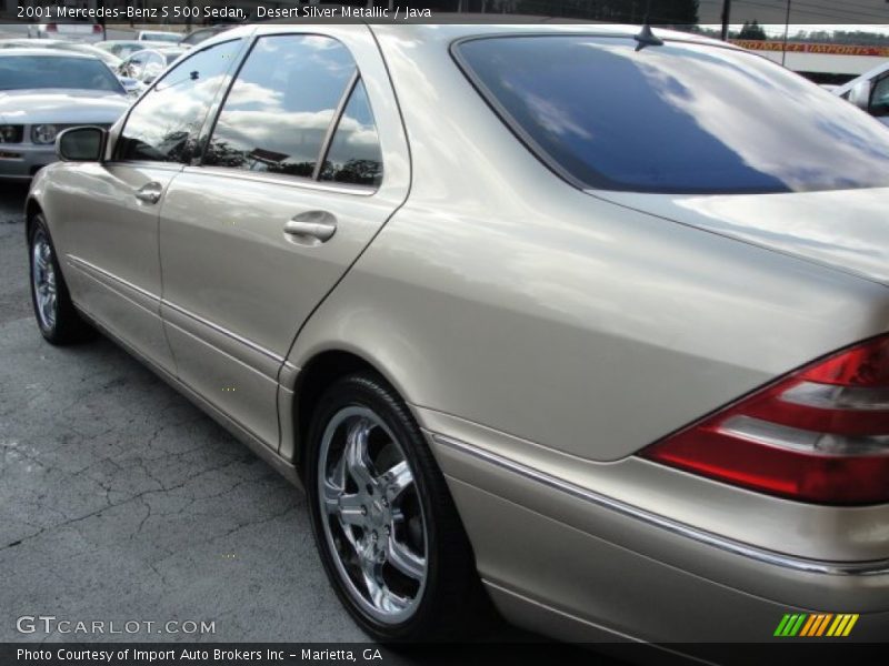 Desert Silver Metallic / Java 2001 Mercedes-Benz S 500 Sedan
