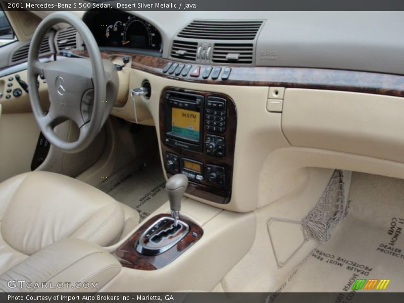 Desert Silver Metallic / Java 2001 Mercedes-Benz S 500 Sedan