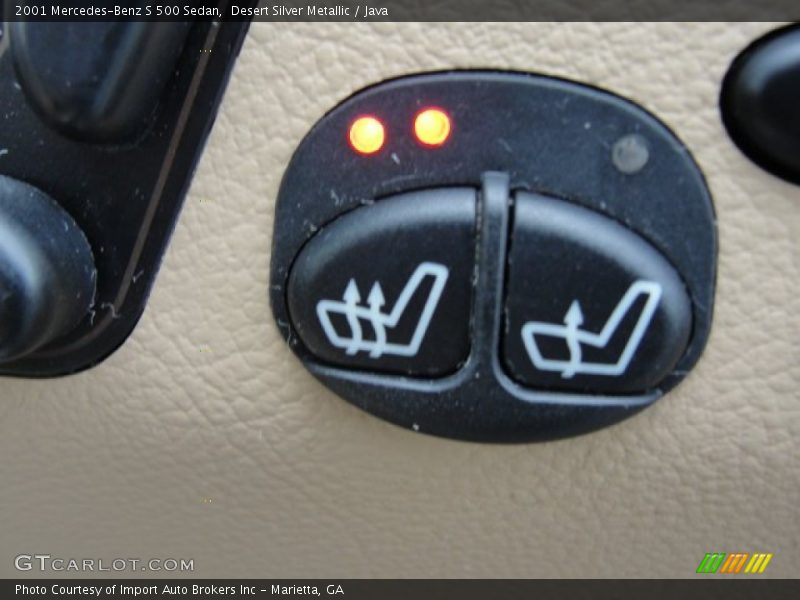 Desert Silver Metallic / Java 2001 Mercedes-Benz S 500 Sedan