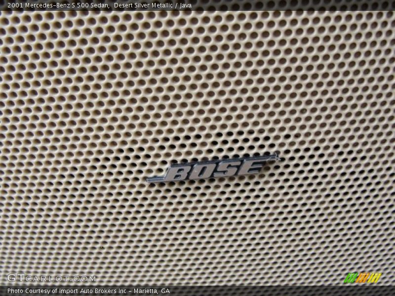 Desert Silver Metallic / Java 2001 Mercedes-Benz S 500 Sedan