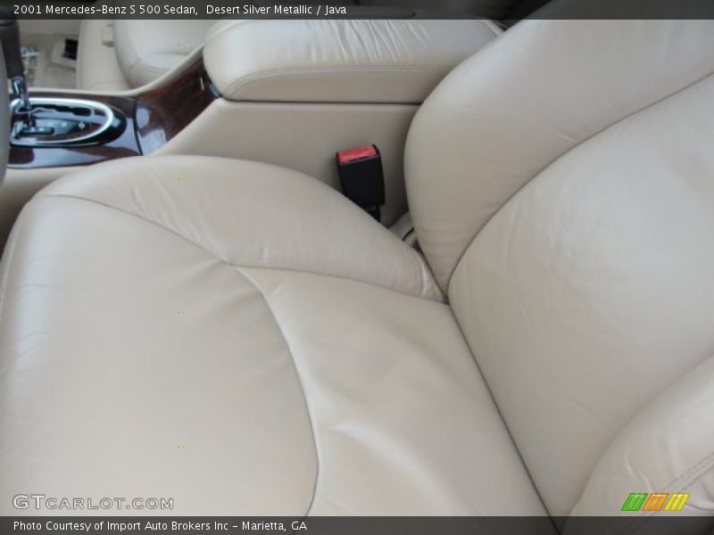 Desert Silver Metallic / Java 2001 Mercedes-Benz S 500 Sedan